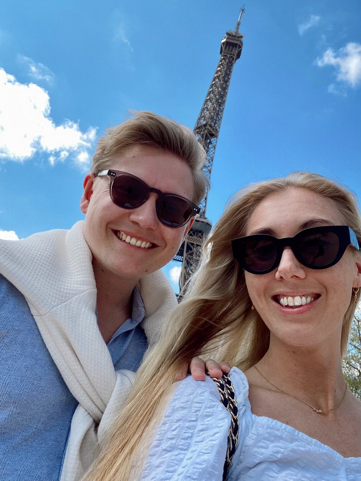 Silje og Simen i Paris